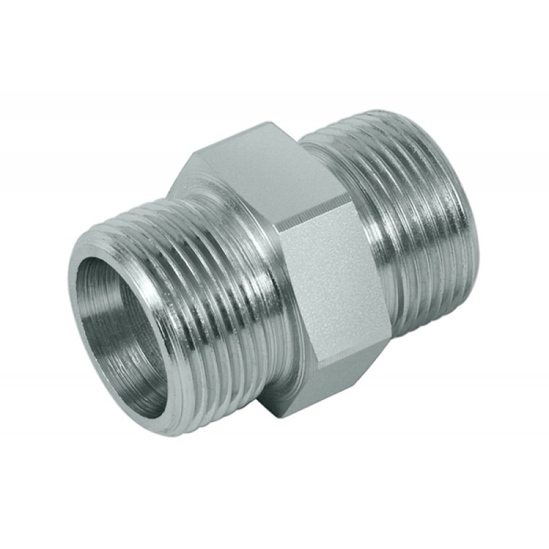 Adapter 18mm rør M26x1,5 gevind lige