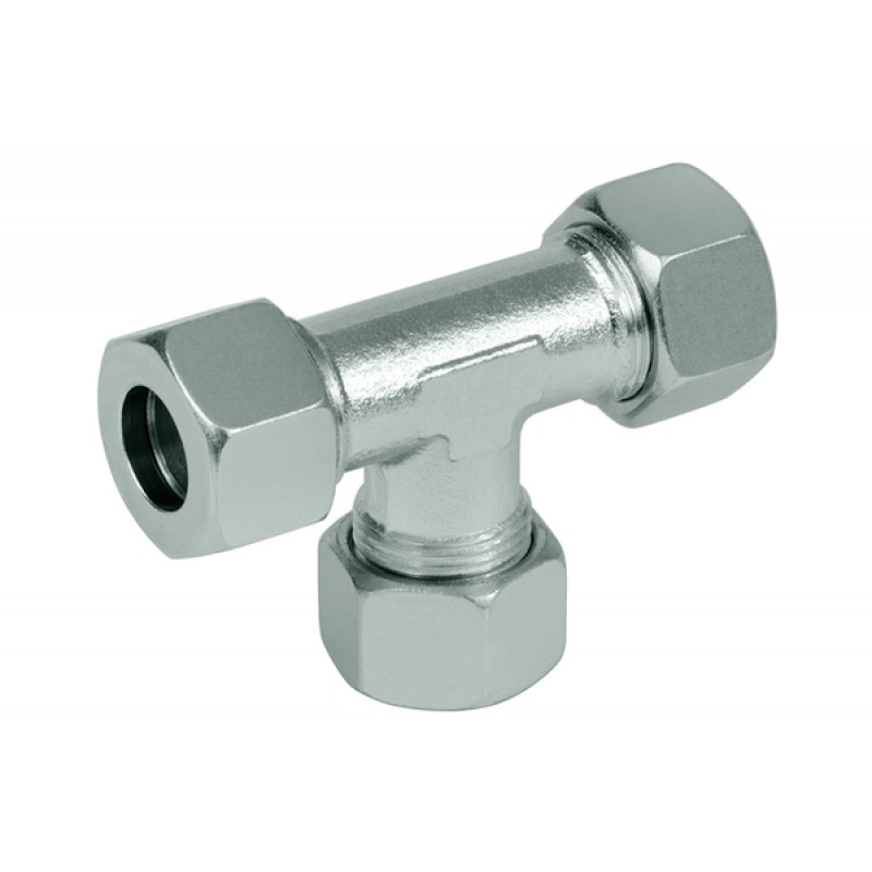 Adapter T 6mm rør M12x1,5 gevind