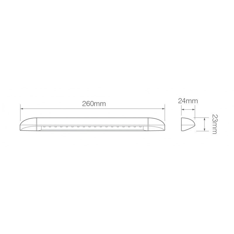 12VAwningLampSilver260mm-00