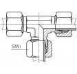 Adapter T 6mm rør M12x1,5 gevind