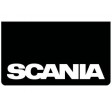 Stænklap Scania Sort/Hvid skrift