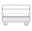 Adapter 3/4" indvendigt gevind