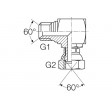 Adapter 3/4" gevind 90°